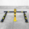 Key Lock Folding Parking Post 75 cm, Lockable Parking Barrier