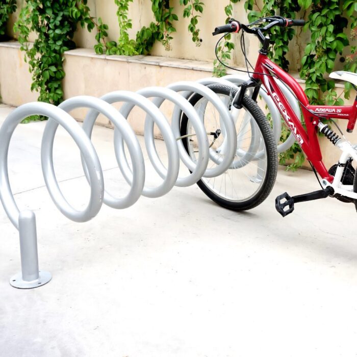 Spiral Bike Parking Rack 150 X 50 X 70 cm