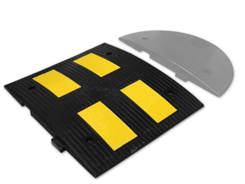 Rubber Covered Speed Bump 50 x 60 x 4,5 cm