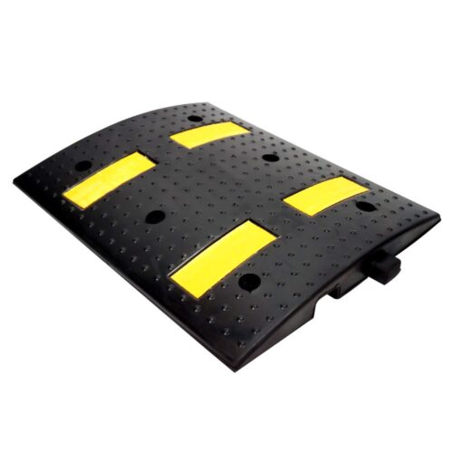 SiteCop Mini Compact 50mm Rubber Speed Bump - Fixings Included