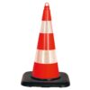 PVC Traffic Cone With Double Reflective Collar and Weighted Base 75 cm