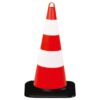 Eco Traffic Cone With Reflective Collar and Weighted Base 75 cm