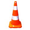 PVC Traffic Cone with 2 Reflective Collars 75 cm