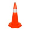 PVC Traffic Cone with Reflective Collar 52 cm