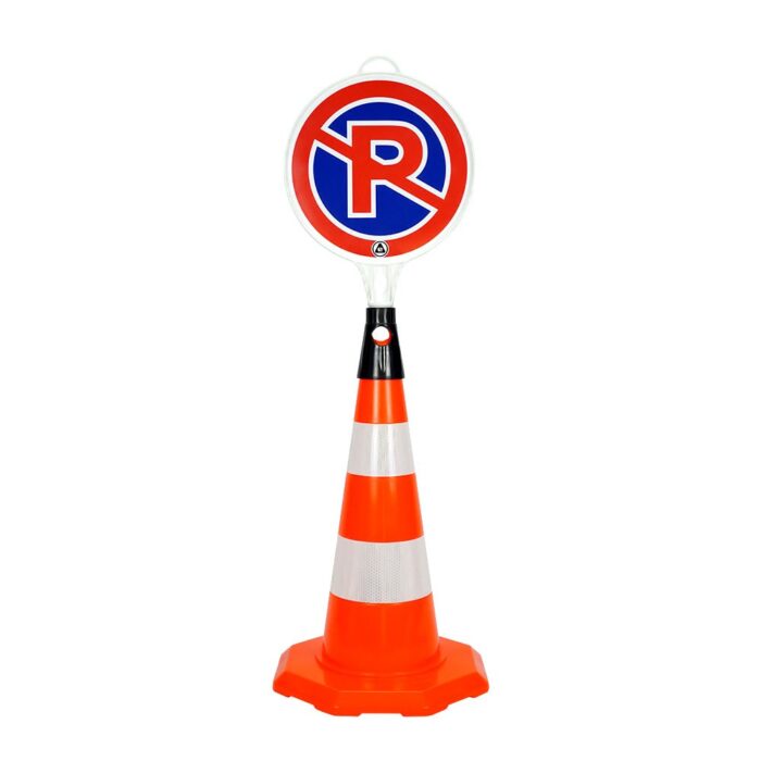 PVC Traffic Cone with 2 Reflective Collars 52 cm