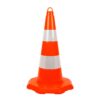 PVC Traffic Cone with 2 Reflective Collars 52 cm