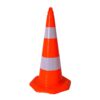 PVC Traffic Cone with 2 Reflective Collars 70 cm