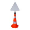 PVC Traffic Cone with 2 Reflective Collars 70 cm