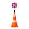 PVC Traffic Cone With Double Reflective Collar 90 cm