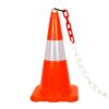 PVC Traffic Cone with Reflective Collar 50 cm
