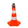 PVC Traffic Cone with Reflective Collar and Hexagonal Base 50 cm