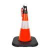 PVC Traffic Cone with Reflective Collar and Weighted Base 50 cm