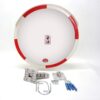 Traffic Safety Mirror 80 cm – (White/Red)