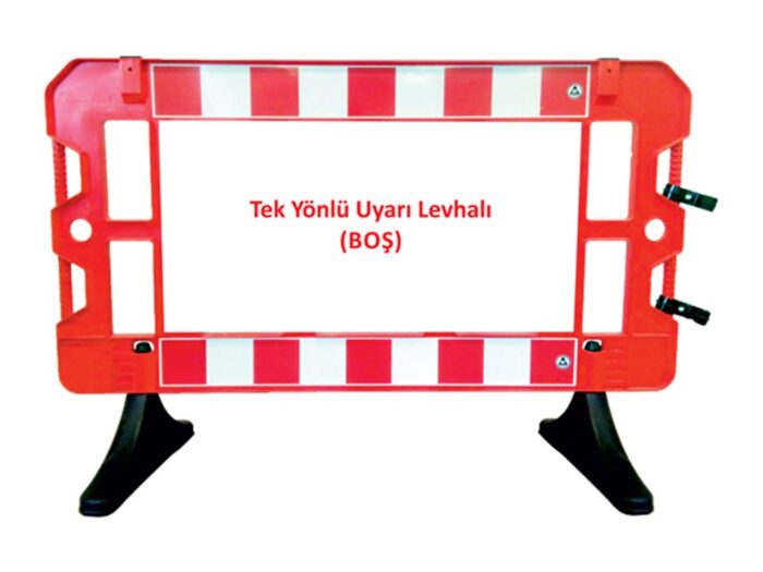 Safety Barrier with Customized Signboard
