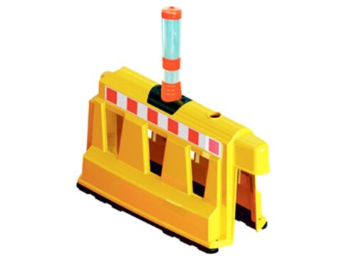 Road Safety Barrier with Delineator 40 x 100 x 60 cm