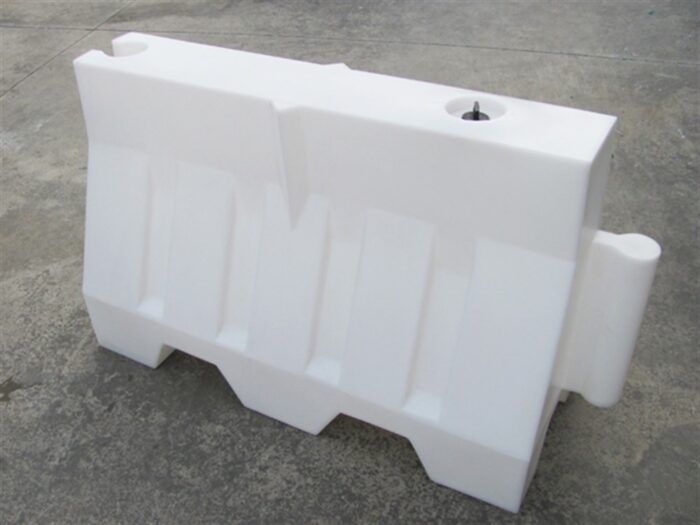 Road Barrier- White 120 x 80 x 50 cm
