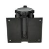 Black Wall Mounted Belt Barrier with Red Belt