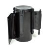 Black Wall Mounted Belt Barrier with Red Belt