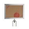A4 Barrier Sign Holder - Metallic