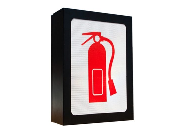 Fire Extinguisher Sign for Tunnels