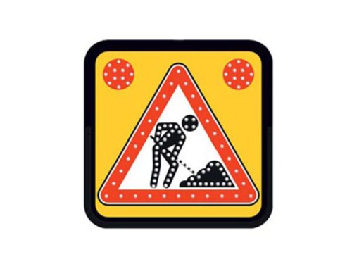 AC Powered LED Road Construction Sign
