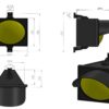A-Series Power LED Single Traffic Light - 30 cm