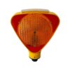 Yellow Solar Barricade Flasher-Triangular