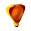 Yellow Solar Barricade Flasher-Triangular