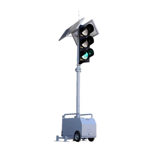 Portable Solar Traffic Light