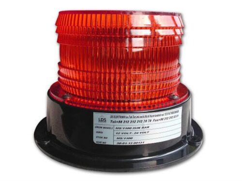 red beacon with 6 LED