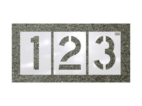 Number Stencil Set 25 x 50 cm