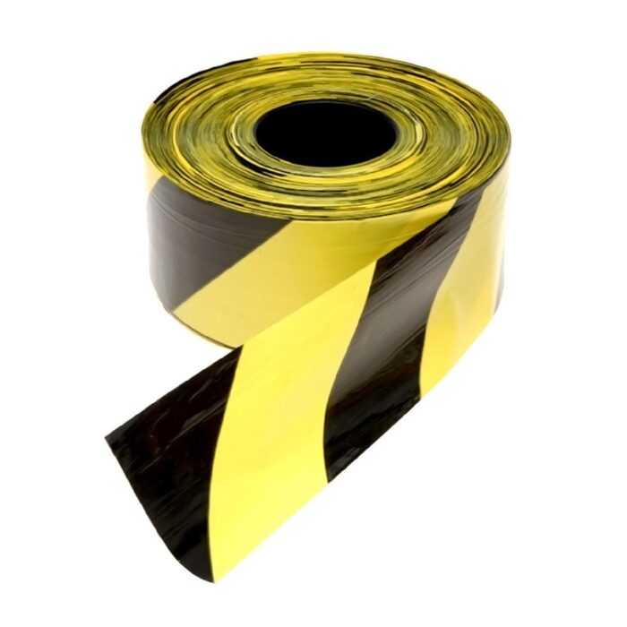 Barricade Tape (Black-Yellow) 500m Safety Tape