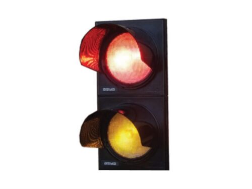 200 mm Red-Green Traffic Light with Power LED