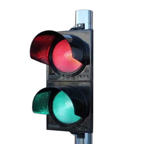 300 mm Red-Green Traffic Light with Power LED