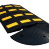 Rubber Speed Bump with 6 Reflective Stripes 500 x 600 x 45 mm