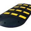 Rubber Speed Bump with 6 Reflective Stripes 500 x 600 x 45 mm