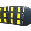 Rubber Speed Bump with 6 Reflective Stripes 500 x 600 x 45 mm