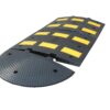 Rubber Speed Bump with 6 Reflective Stripes 500 x 600 x 45 mm