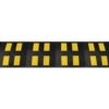 Rubber Speed Bump with 6 Reflective Stripes 500 x 600 x 45 mm