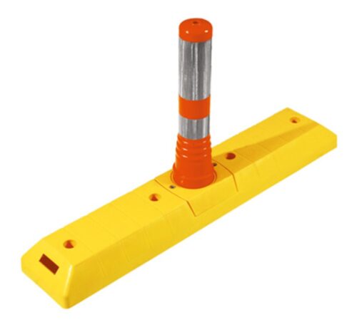 Plastic Separator Curb with 45 cm Delineator