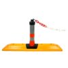 PVC road separator with 30 cm delineator