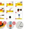 PPC road separator with delineator