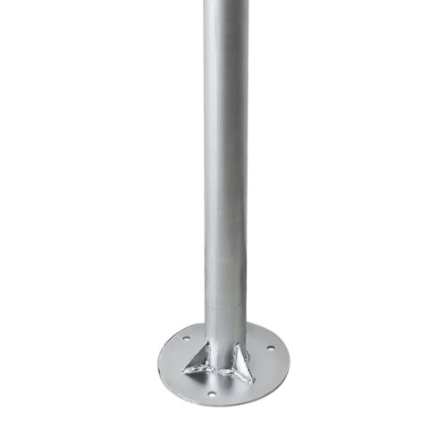 steel pole with anchor