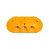 Oval Plastic Road Stud with Glass Reflector