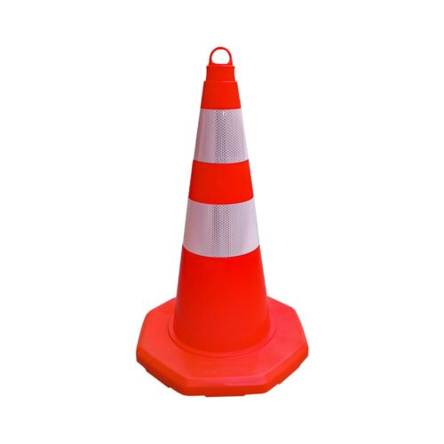 PVC Traffic Cone With Double Reflective Collar 60 cm