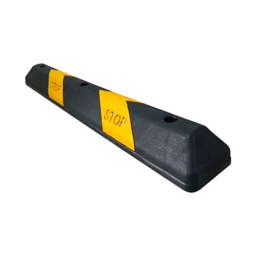 Plastic Car Stopper (Black-Yellow)