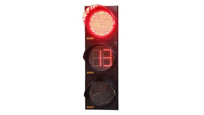 300 mm Traffic Light with Yellow Countdown Module