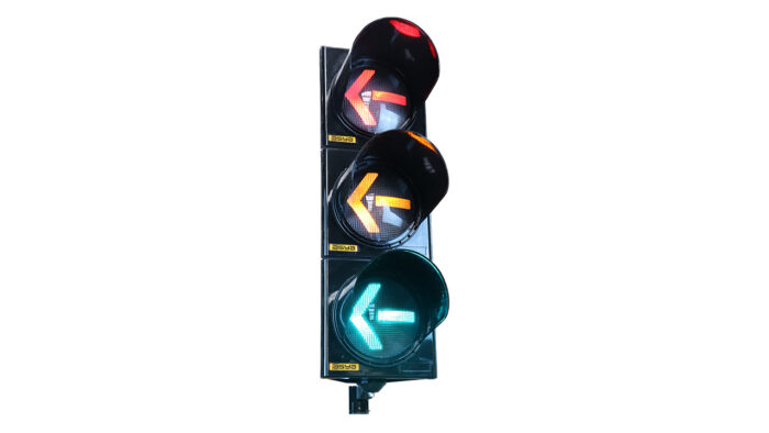 A-Series Power LED Traffic Light with Arrow Figure – 200 mm