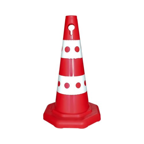 PPC Traffic Cone With Hexagonal Base 50 cm