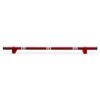 Red Steel Car Stopper with Polycarbonate Base